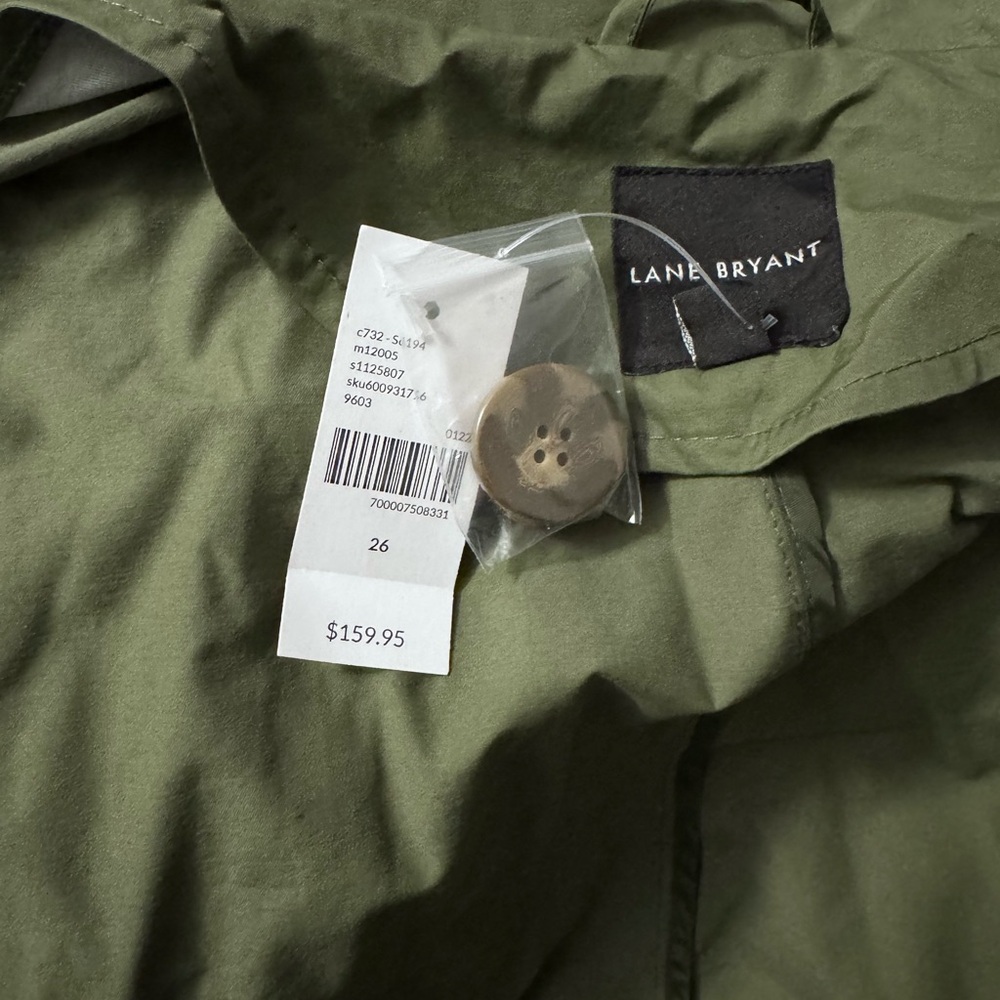 Lane Bryant Sage Green Outerwear